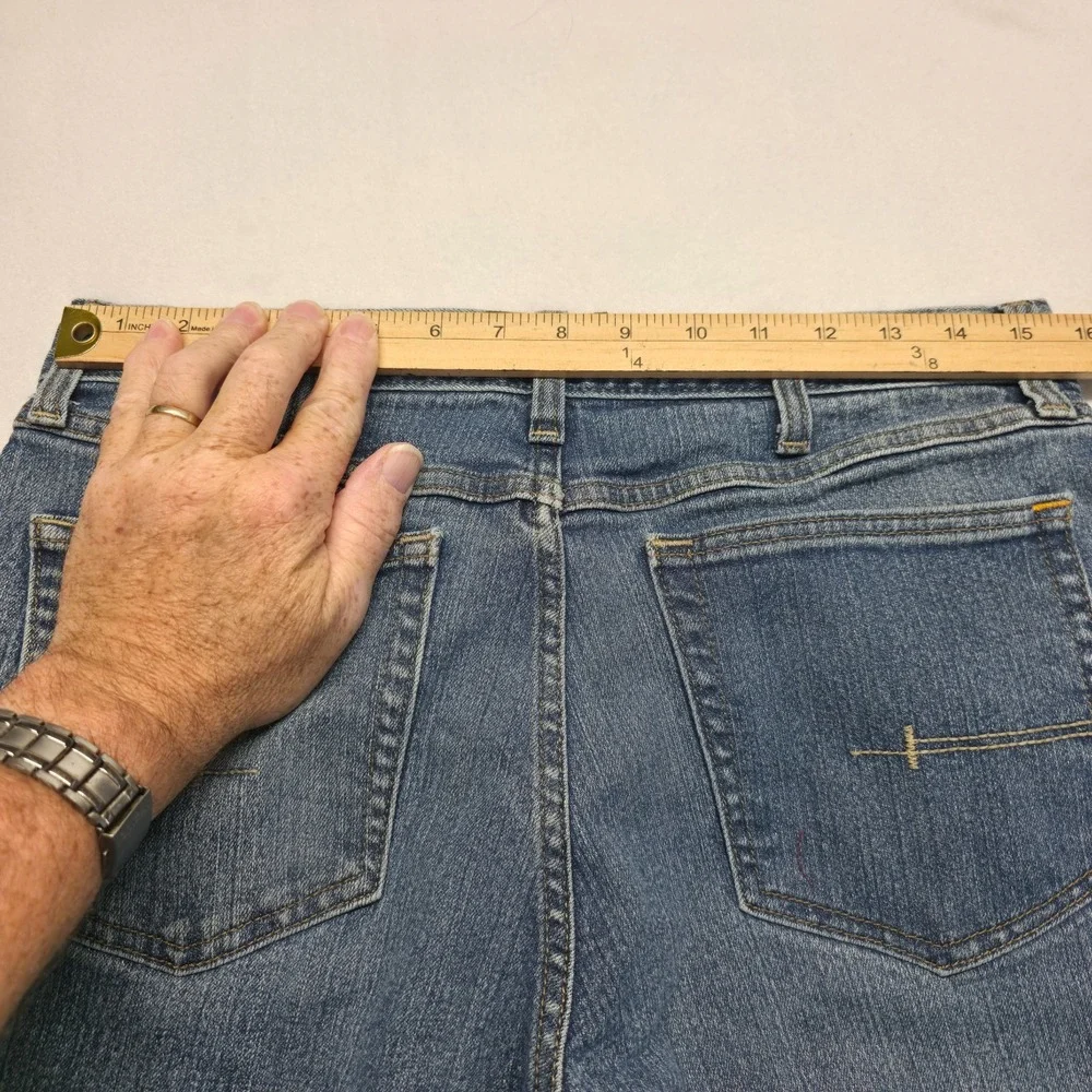 Ariat M4 Rebar Relaxed Boot Cut Denim Blue Jeans Size 32x38 Actual 31x37